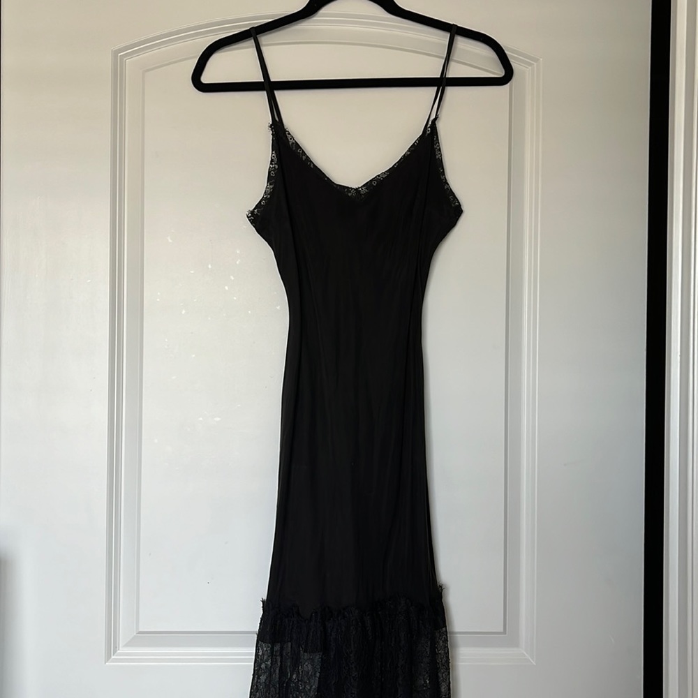 Anthropologie Black Slip
